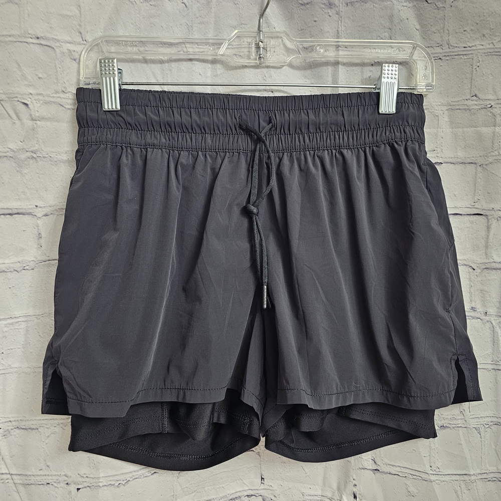 Spyder Black Athletic Shorts Lightweight Elastic Waistband